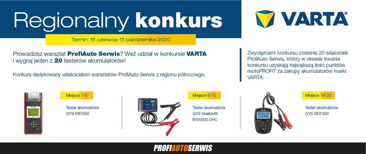 Nagrody w konkursie Varta zostały dostarczone! Serdecznie gratulujemy firmie Romex oraz Euro-Cars.…